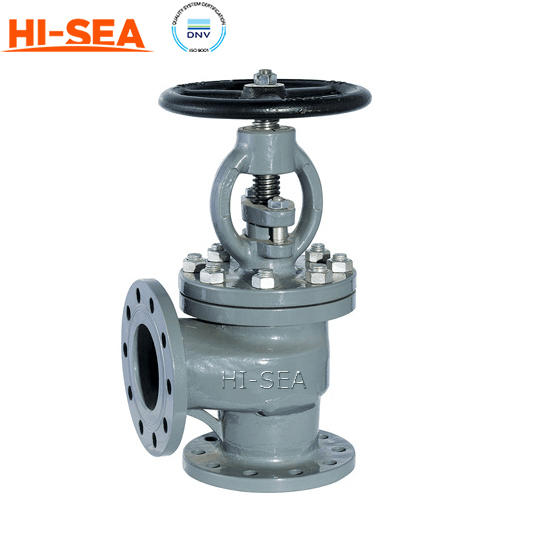 Marine DIN Cast Steel Angle Globe Valve